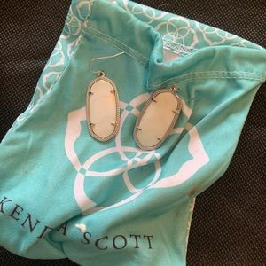 Kendra Scott Elle Silver Drop Earrings